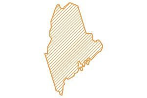 Maine Map Icon